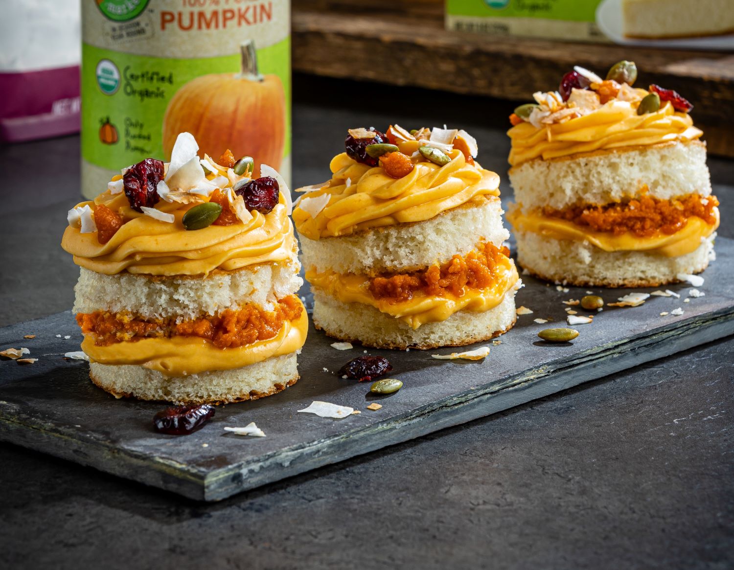 Mini Pumpkin Layer Cakes Brookshire Brothers